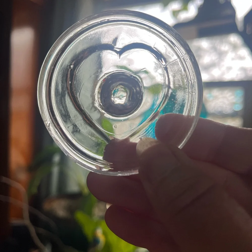Vintage Williams Sonoma Clear Glass cookie stamps